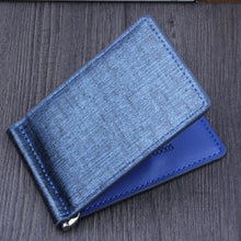 Load image into Gallery viewer, Signature Bifold Money Clip Slim Wallet