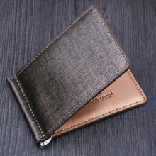Load image into Gallery viewer, Signature Bifold Money Clip Slim Wallet