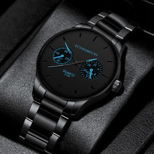 Load image into Gallery viewer, Men Watches Blue Pointer Casual Fashion Stainless Steel Strap.