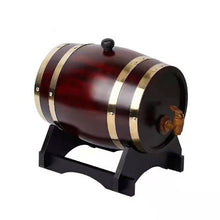 Load image into Gallery viewer, Vintage Oak Barrel Dispenser