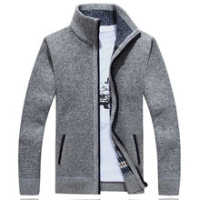 Load image into Gallery viewer, Men's Knitted Sweater Coat.