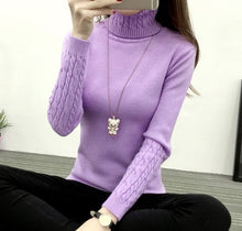Load image into Gallery viewer, Thick Warm Women Turtleneck.