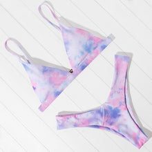 Load image into Gallery viewer, Tie Dye Brazilian Bikini Set.