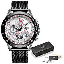 Load image into Gallery viewer, LIGE Fashion Mens Watches Top Brand Luxury WristWatch Quartz