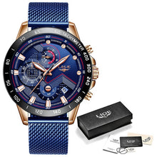 Load image into Gallery viewer, Mens Watches with Stainless Steel Top Brand Luxury Sports.