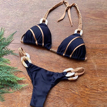 Load image into Gallery viewer, New Splicing Brazilian Bikini.
