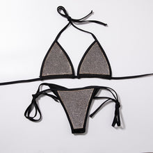 Load image into Gallery viewer, Luxury Bling Rhinestone Brazilian Bikini.