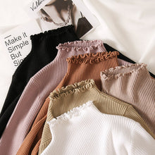 Load image into Gallery viewer, Turtleneck Ruched Women.