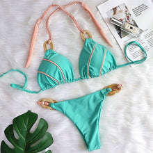 Load image into Gallery viewer, New Splicing Brazilian Bikini.