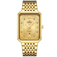 Load image into Gallery viewer, Men's Luxury Stainless Steel Gold Watch.