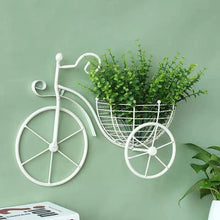 Load image into Gallery viewer, Wall Bicycle Flower Basket
