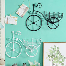 Load image into Gallery viewer, Wall Bicycle Flower Basket