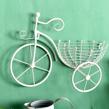 Load image into Gallery viewer, Wall Bicycle Flower Basket