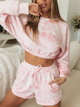 Load image into Gallery viewer, Two Piece Tie Dye Shorts Set Women.