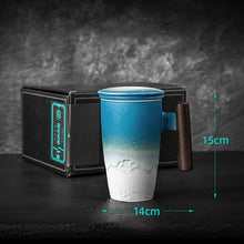 Load image into Gallery viewer, Luxury Retro Tea Cup Ceramic Mug Large.