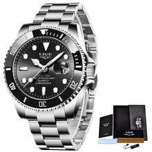 Load image into Gallery viewer, New LIGE Mens Watches Fashion Business Waterproof Quartz