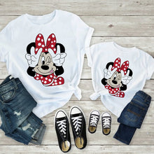 Load image into Gallery viewer, Tees Women T Shirt Minnie Mouse Print T-shirt Casual.