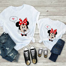 Load image into Gallery viewer, Tees Women T Shirt Minnie Mouse Print T-shirt Casual.