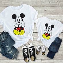 Load image into Gallery viewer, Tees Women T Shirt Minnie Mouse Print T-shirt Casual.