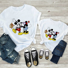 Load image into Gallery viewer, Tees Women T Shirt Minnie Mouse Print T-shirt Casual.