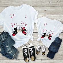 Load image into Gallery viewer, Tees Women T Shirt Minnie Mouse Print T-shirt Casual.