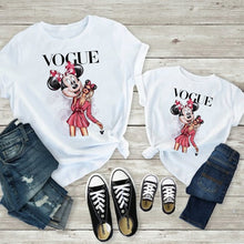 Load image into Gallery viewer, Tees Women T Shirt Minnie Mouse Print T-shirt Casual.