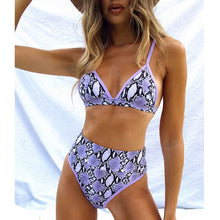 Load image into Gallery viewer, High Waist Brazilian Bikini Push Up.