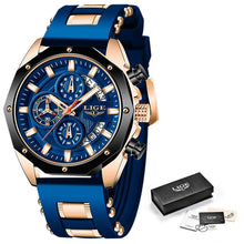Load image into Gallery viewer, New Fashion Mens Watches Top Brand Luxury Silicone Sport Watch Men.