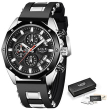 Load image into Gallery viewer, New Fashion Mens Watches Top Brand Luxury Silicone Sport Watch Men.