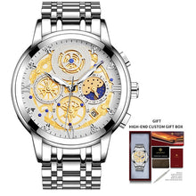 Load image into Gallery viewer, Fashion Men's Watch Stainless Steel Top Brand Luxury Waterproof  Sports.