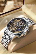 Load image into Gallery viewer, Fashion Men's Watch Stainless Steel Top Brand Luxury Waterproof  Sports.