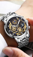 Load image into Gallery viewer, Fashion Men's Watch Stainless Steel Top Brand Luxury Waterproof  Sports.