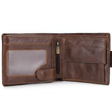 Load image into Gallery viewer, Genuine Leather Wallet Men .