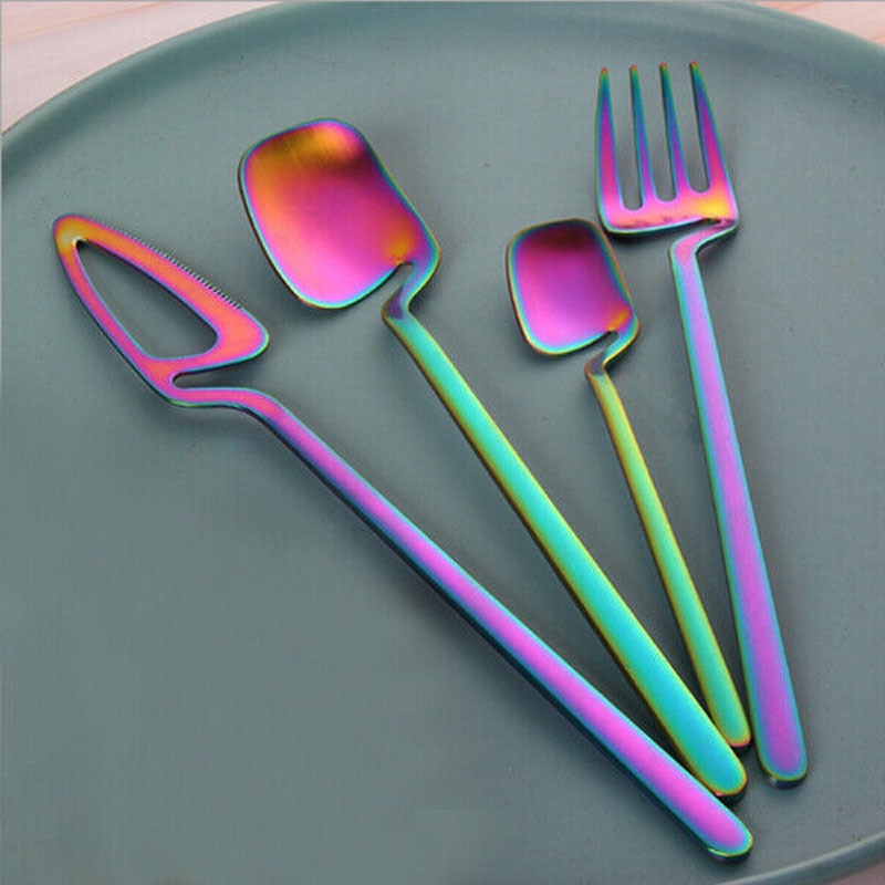 Retro Rainbow Kitchenware Set