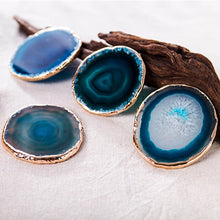 Load image into Gallery viewer, Blue Abyss Gemstone Coasters
