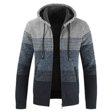 Load image into Gallery viewer, Winter Thick Warm Hooded Cardigan Jumpers Men.
