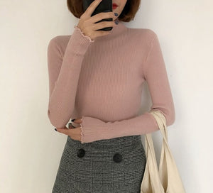 Turtleneck Ruched Women.