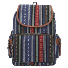 Load image into Gallery viewer, Boho Canvas Backpack
