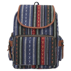 Boho Canvas Backpack