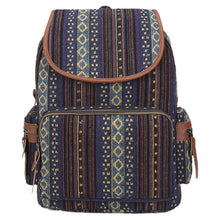 Load image into Gallery viewer, Boho Canvas Backpack
