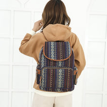 Load image into Gallery viewer, Boho Canvas Backpack
