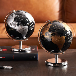 Rotating Globe Statues