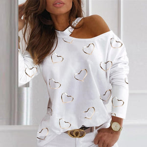 Cut Out Blouse Shirts.