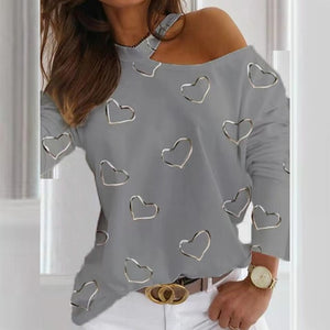 Cut Out Blouse Shirts.