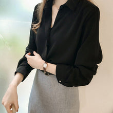 Load image into Gallery viewer, Spring Women New Fashion Blouses Solid.
