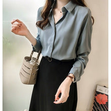 Load image into Gallery viewer, Spring Women New Fashion Blouses Solid.
