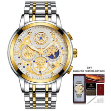 Load image into Gallery viewer, Fashion Men&#39;s Watch Stainless Steel Top Brand Luxury Waterproof  Sports.
