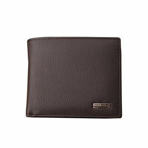 Men Leather Card Cash Receipt Holder Organize.