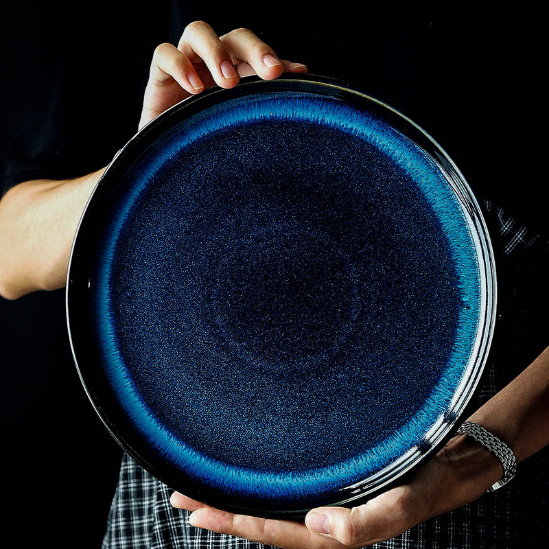 Deep Blue Dinner Plates