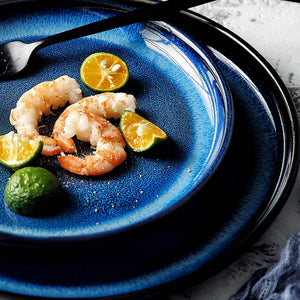 Deep Blue Dinner Plates